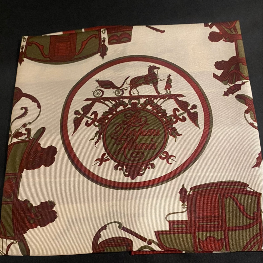 Vintage Hermes Les Parfums Scarf
